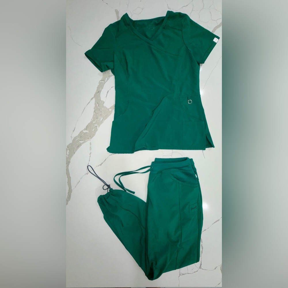 Green Scrub Set